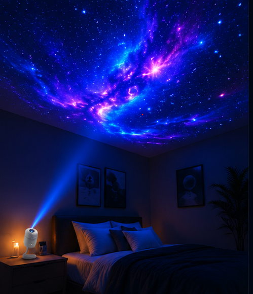 Mini Galaxy Star Projector Night Light
