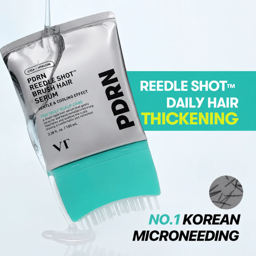 VT Cosmetics PDRN Reedle Shot Hair Brush Serum