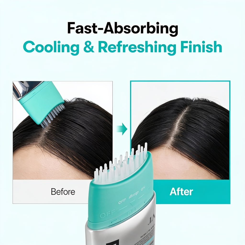 PDRN Reedle Shot Brush Hair Serum